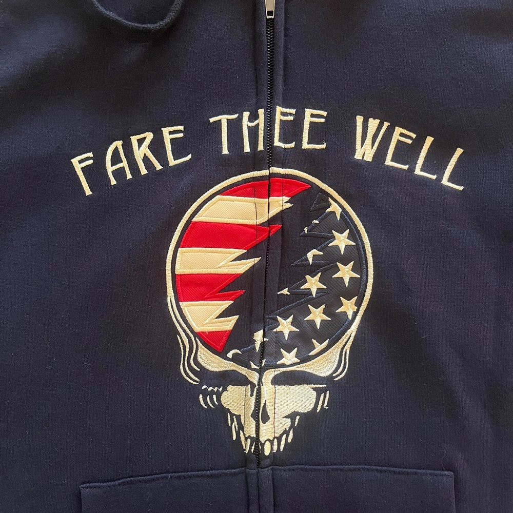 NWOT Grateful Dead Fare Thee Well GD50 hooded sweatshirt - Picture 2 of 9